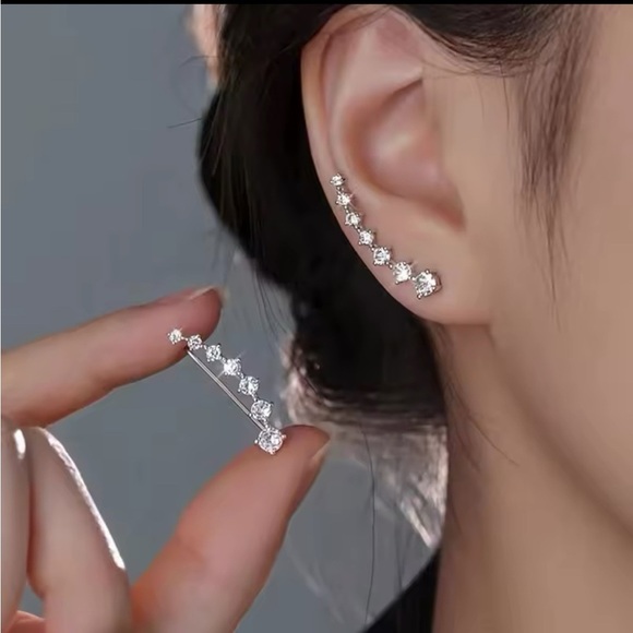 Crystal Climber Earrings - Picture 1 of 3